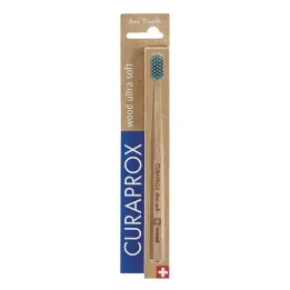 Curaprox CS hout ultrazachte houten tandenborstel, 1 st