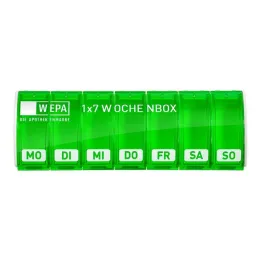 Wepa 1x7 weekdoos UV-bescherming + groen, 1 st