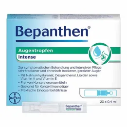 Bepanthen oogdruppels Intense EDO, 20x0,4 ml