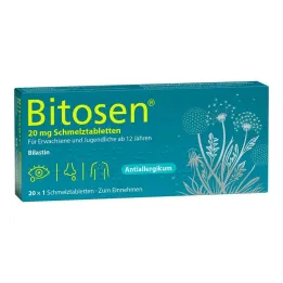 Bitosen 20 mg orodispergeerbare tabletten, 20 stuks
