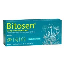 Bitosen 20 mg orodispergeerbare tabletten, 30 stuks