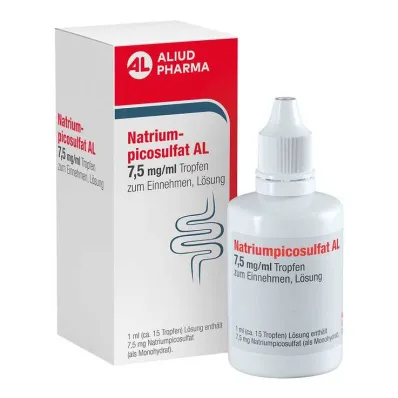 Natriumpicosulfaat AL 7,5 mg/ml druppels voor oraal gebruik, 50 ml Natriumpicosulfaat AL 7,5 mg/ml druppels voor oraal gebruik, 50 ml