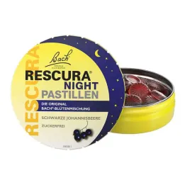 Bachbloesems originele Rescura Nachtpastilles zwarte bes, 50 g