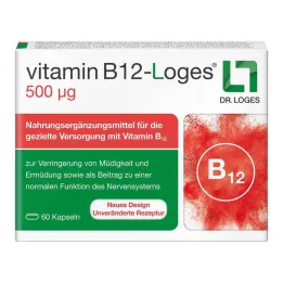 Vitamine B12-Loges 500 µg capsules, 60 st