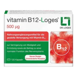 Vitamine B12-Loges 500 µg capsules, 120 stuks