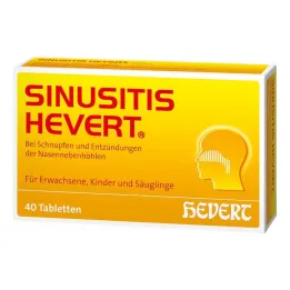 Sinusitis Hevert-tabletten, 40 stuks