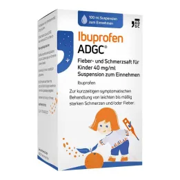 Ibuprofen ADGC koorts en pijnsap kinderen 40 mg / ml, 100 ml