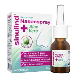 Sinulind zeewater neusspray + aloë vera, 20 ml