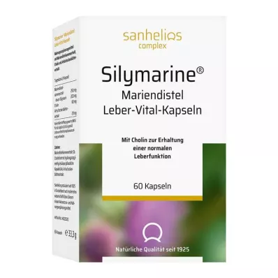 SILYMARINE Mariadistel levervitaliteitscapsules, 60 stuks SILYMARINE Mariadistel levervitaliteitscapsules, 60 stuks