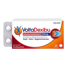 VoltaDexibu pijnstillers 200 mg filmomhulde tabletten, 20 stuks