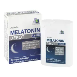Melatonine 1,9 mg depottabletten, 80 stuks