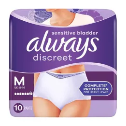 Altijd discreet incontinentiebroekje plus M, 10 st