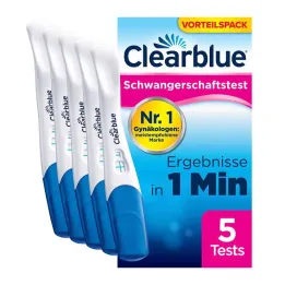 Clearblue zwangerschapstest snelle detectie, 5 stuks