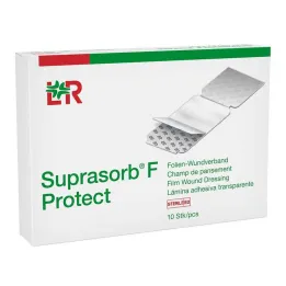 Suprasorb F Protect film wondverband 10x12 cm staal, 10 st