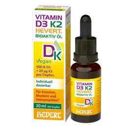 Vitamine D3 K2 Hevert bioactieve olie, 20 ml