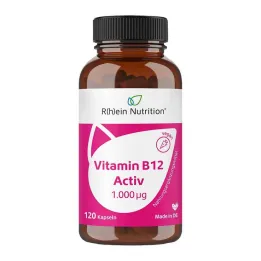 Vitamine B12 Activ 1000 µg hoge dosis + vegan capsules, 120 stuks