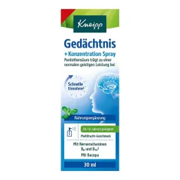 Kneipp-geheugen + concentratiespray, 30 ml