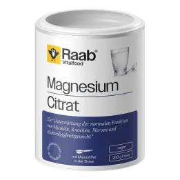 Raab Vitalfood magnesiumcitraatpoeder, 200 g