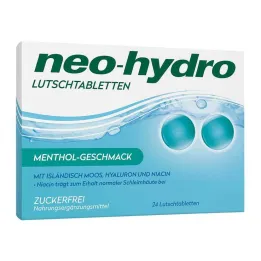 Neo-Hydro zuigtabletten menthol suikervrij, 24 st