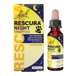 Bachbloesems Original Rescura Night Pets druppels alcoholvrij, 10 ml