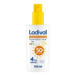 Ladival gevoelige kinderhuidspray LSF 50+, 150 ml