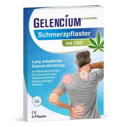 Gelencium pijnpleisters met CBD (6 stuks)