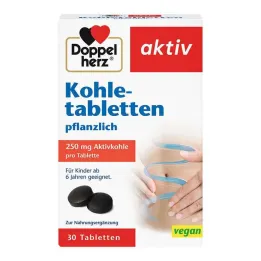 Doppelherz houtskooltabletten, 30 stuks