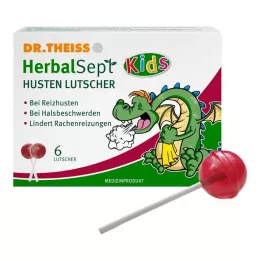 DR.THEISS HerbalSept Hoestlollys Kids, 6 st