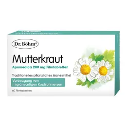Dr.Böhm Moederkruid Apomedica 200 mg filmomhulde tabletten, 60 stuks
