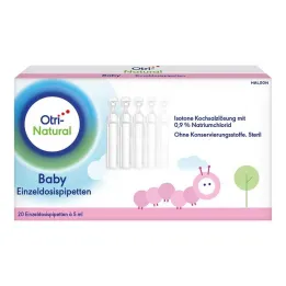 OtriNatural Baby pipetten voor eenmalig gebruik, 20X5 ml
