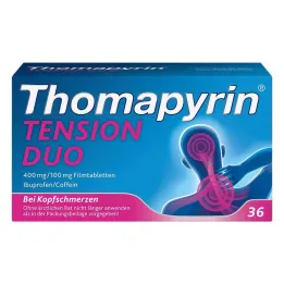 Thomapyrin TENSION DUO 400 mg / 100 mg filmomhulde tabletten, 36 stuks