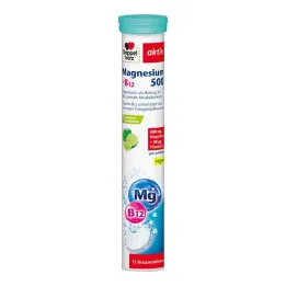 Doppelherz Magnesium 500 + B12 bruistabletten, 15 st