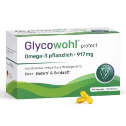 Glycowohl Omega-3 capsules 917 mg vegan + DHA + EPA + DPA (60 stuks)