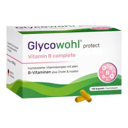 Glycowohl Vitamine B compleet + Inositol + Choline capsules, 140 st