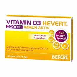 Vitamine D3 Hevert 2000 IE Immuunactieve capsules, 30 st