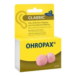 Ohropax Classic wax voor de oordopjes, 20 stuks