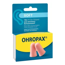 Ohropax zachtschuim in-ear pluggen, 10 stuks