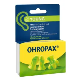 Ohropax Young foam in-ear pluggen, 10 stuks