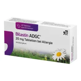 Bilastin ADGC 20 mg tabletten voor allergieën, 20 st
