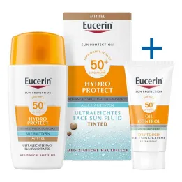 Eucerin Sun Fluid Hydro Protect Gezicht medium SPF50+, 50 ml