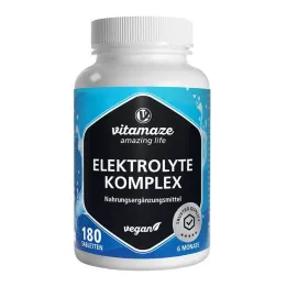 Elektrolytencomplextabletten met magnesium vegan, 180 stuks