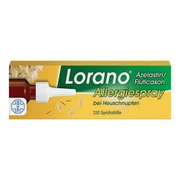 Lorano Azelastine / Fluticason-allergiespray tegen hooikoorts, 23 g