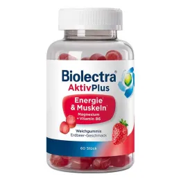 Biolectra Aktivplus Energy & Spieren Rubbers Aardeb., 60 st