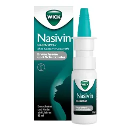 WICK Nasivin neusspray OK volwassenen / Schulkin.0,5 mg / ml, 10 ml