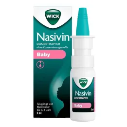 WICK Nasivin doseringsdruppelaar ok Baby 0,1 mg / ml Ntr, 5 ml