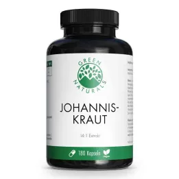 Green Naturals Sint-Janskruid 850 mg capsules, hoge dosis vegan (180 stuks)