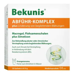 Bekunis laxerend complex plus poeder, 10X9,15 g