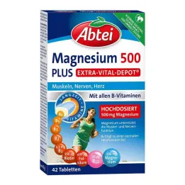 Abbey Magnesium 500 Plus tabletten, 42 st