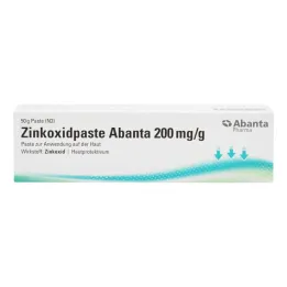 Zinkoxidepasta Abanta 200 mg/g Pasta voor gebruik op de huid, 50 g