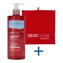 Dexeryl Dexeclear schuimende reinigingsgel voor de onzuivere huid, 400 ml